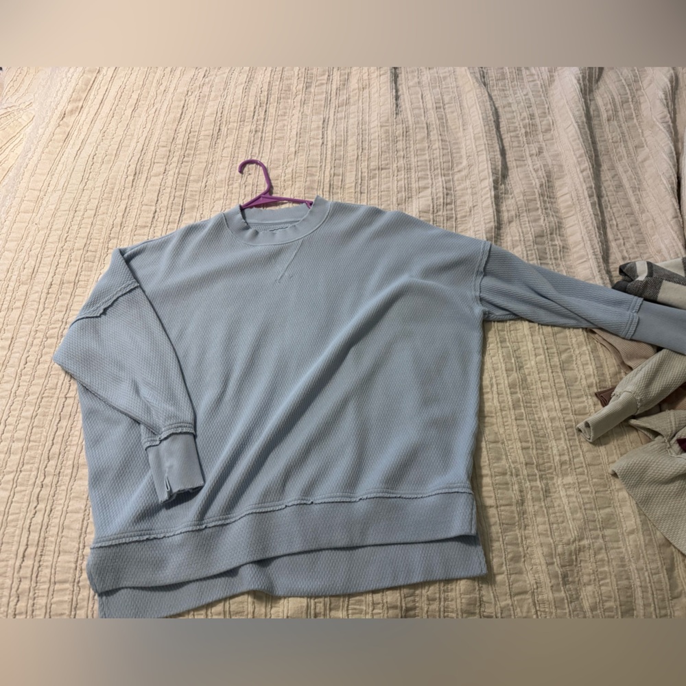 Aerie Oversized waffle knit top